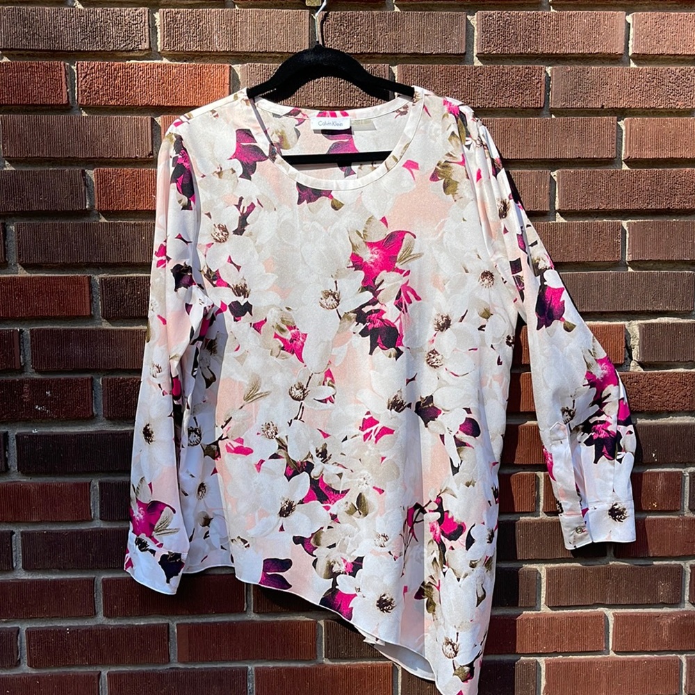 Calvin Klein blouse 2X EUC